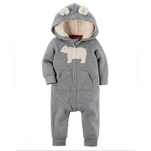 3M Carter's Bear One Piece footless jumpsuit